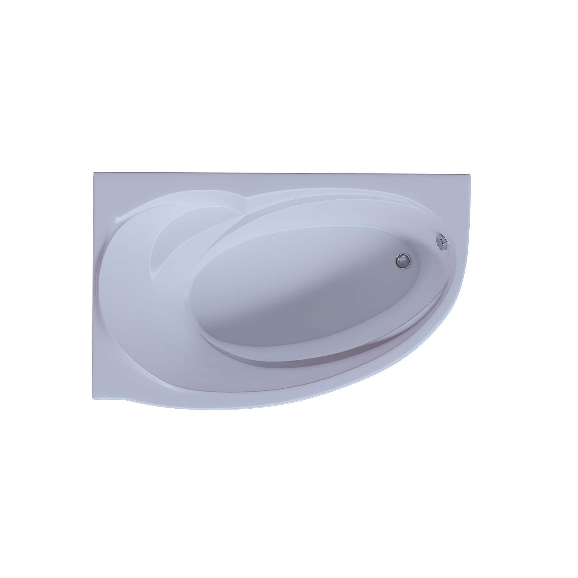 Акриловая ванна Aquatek Бетта 150 левая, без каркаса, без экрана, без гидромассажа