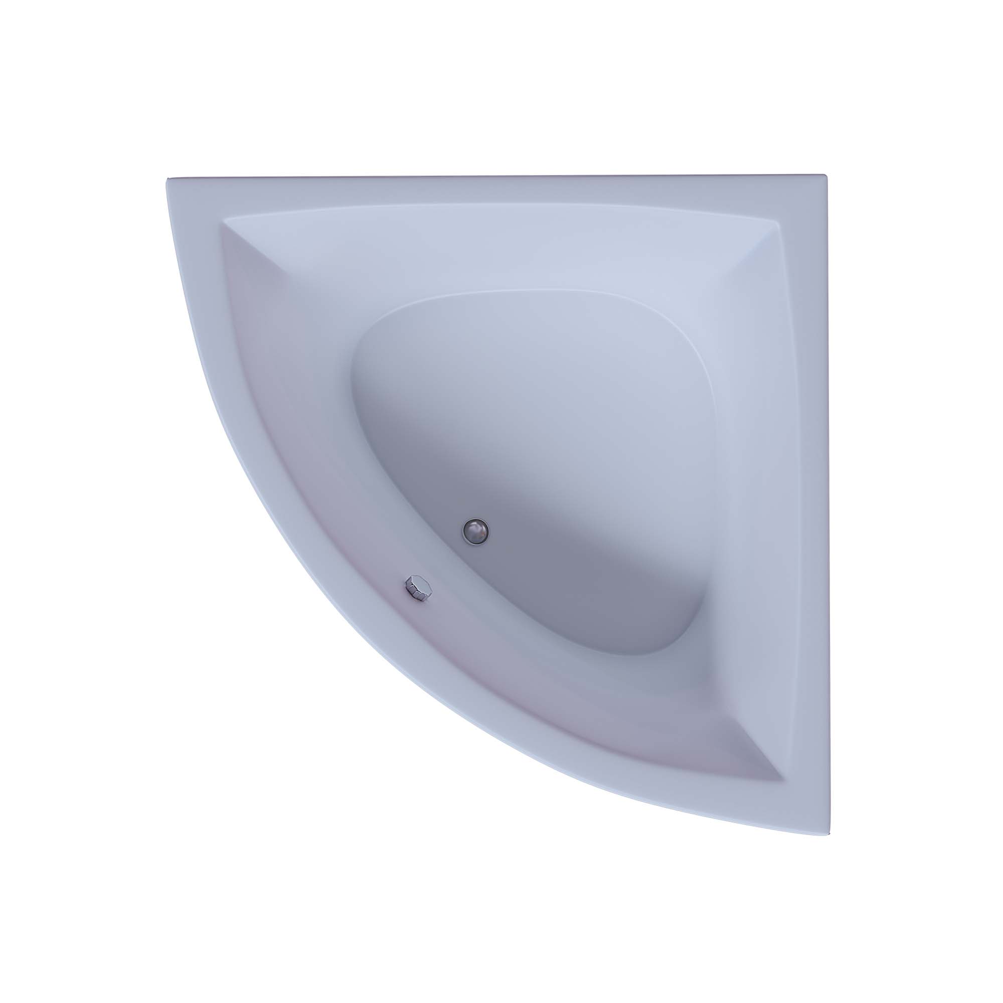 Акриловая ванна Aquatek Юпитер 150x150 угловая, универсальная, с каркасом и экраном, без гидромассажа
