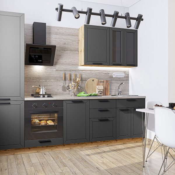 Кухня Vivat - Глетчер-04 Маренго Силк