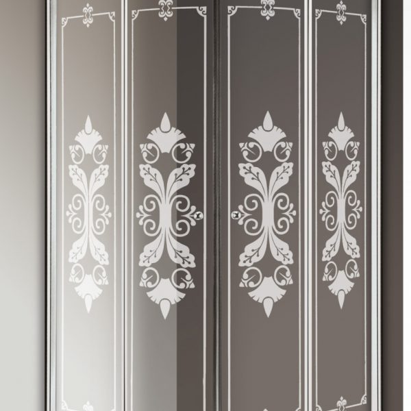 CEZARES - Душевой уголок  GIUBILEO-R-2-90-SCORREVOLE-CP-Cr