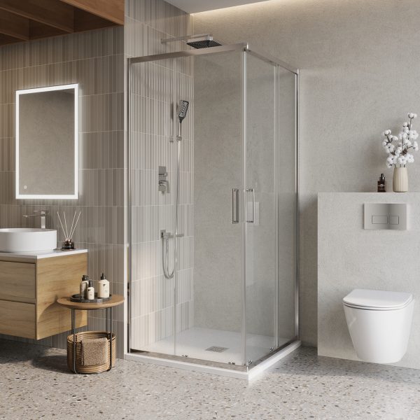 BelBagno - Душевой уголок  LUCE-A-2-100-C-Cr