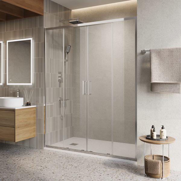 BelBagno - Душевая дверь  LUCE-BF-2-150-C-Cr