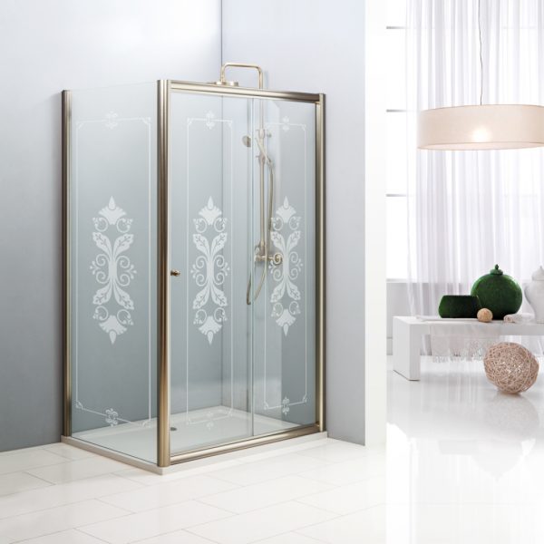 CEZARES - Душевой уголок  GIUBILEO-AH-1-120/90-SCORREVOLE-CP-Br