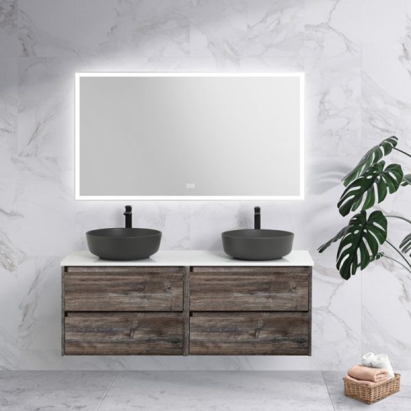 BelBagno - Тумба со столешницей EK-140-2-BL подвесная  KRAFT 140 Pino Pasadena