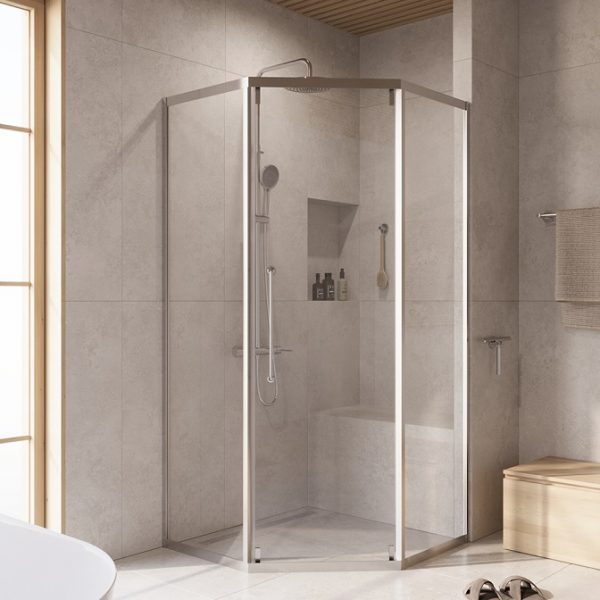 CEZARES - Душевой уголок  RELAX-304-P-1-100-C-CR