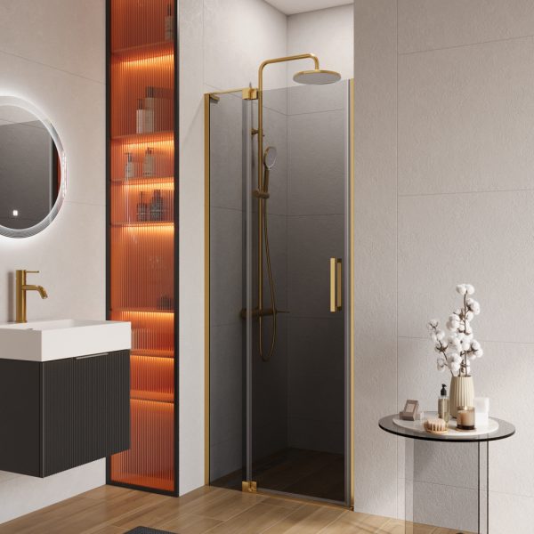 CEZARES - Душевая дверь в нишу  SLIDER-B-1-70/80-GRIGIO-BORO