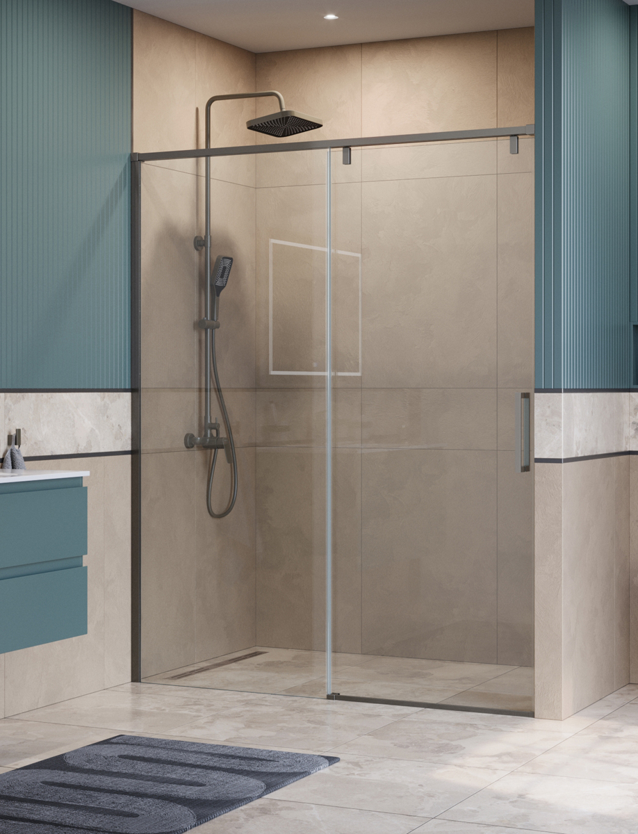 Душевая дверь BelBagno SOFT_CLOSE-1-BF-1-160-C-GM