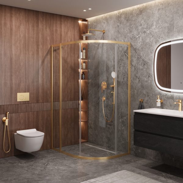 CEZARES - Душевой уголок  MOLVENO-RH-1-120/90-C-BORO-IV