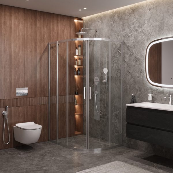 CEZARES - Душевой уголок  MOLVENO-RH-2-110/90-C-Cr-IV