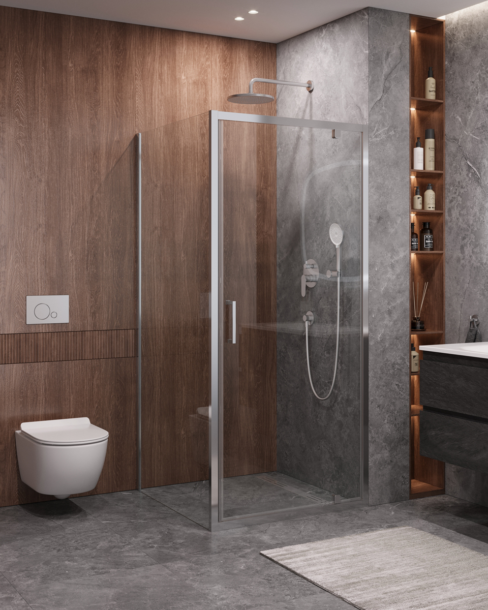 Душевой уголок CEZARES MOLVENO-A-1-90-C-Cr-IV