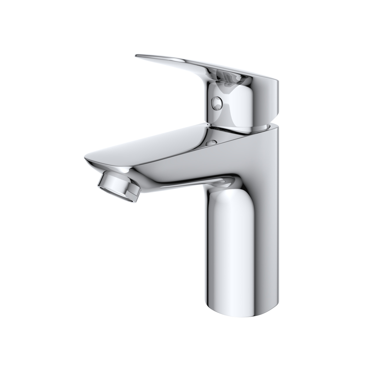 Смеситель для раковины без донного клапана BelBagno DUE-LVM-CRM-W0