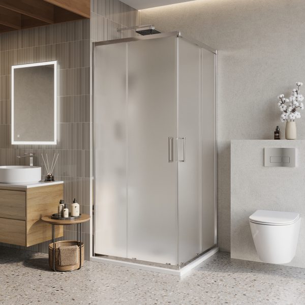 BelBagno - Душевой уголок  LUCE-A-2-90-P-Cr