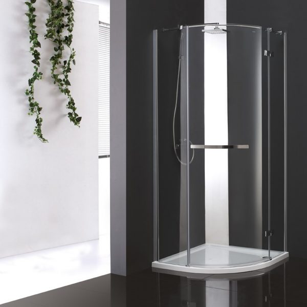 CEZARES - Душевой уголок  BERGAMO-W-R-1-90-ARCO-C-Cr-R-IV