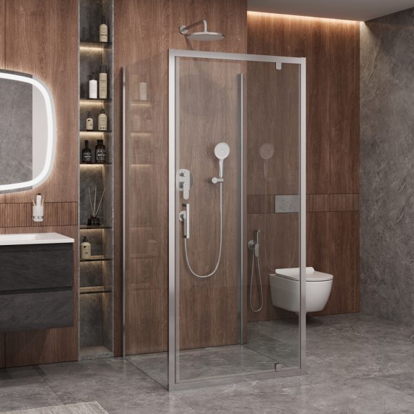 CEZARES - Душевой уголок  MOLVENO-BA2-90/90-C-Cr-IV