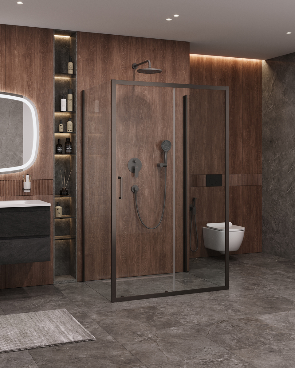 Душевой уголок CEZARES MOLVENO-AH-12-120/90-C-GM-IV