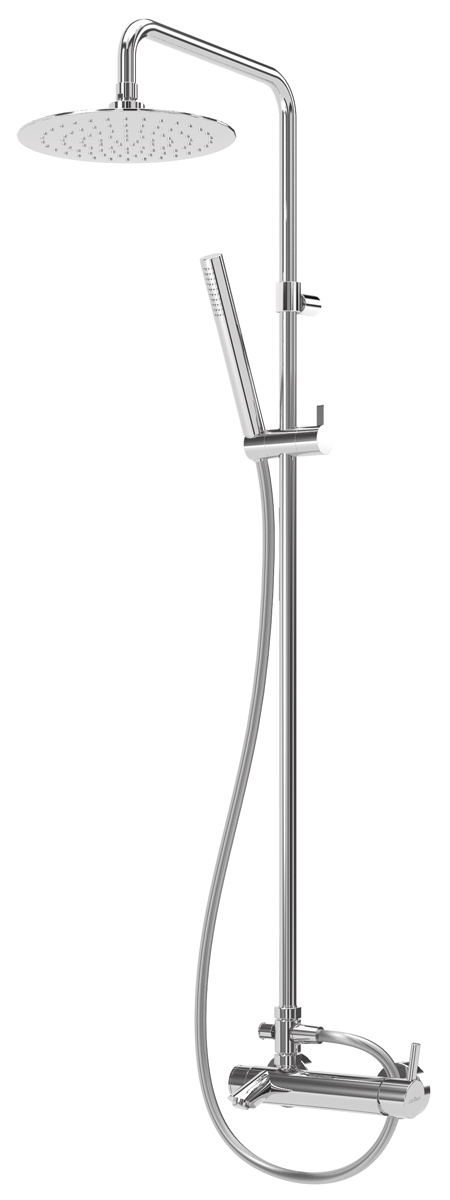 Душевая стойка с изливом, с верхним и ручным душем CEZARES CZR-B-CVD2-ST