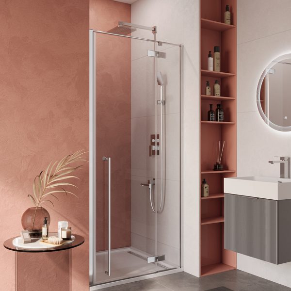 CEZARES - Душевая дверь  LINER-B-12-100-C-Cr-R