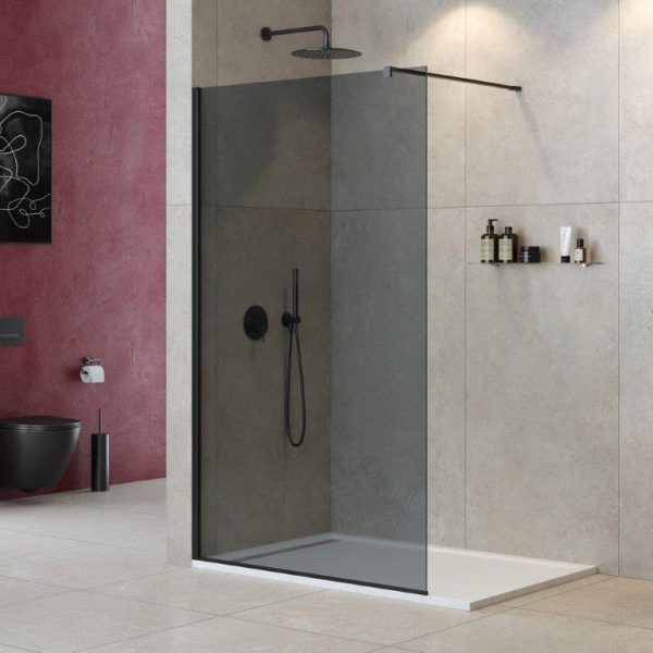 CEZARES - Душевая перегородка  LIBERTA-L-1-120-120-GR-NERO