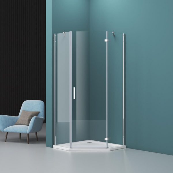 BelBagno - Душевой уголок  KRAFT-P-1-90-C-Cr-R