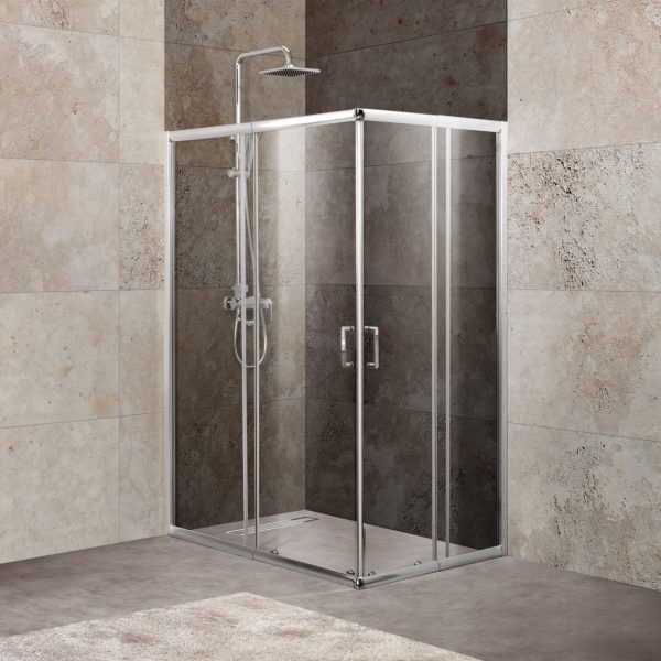 BelBagno - Душевой уголок  UNIQUE-AH-2-100/115-75/90-C-Cr