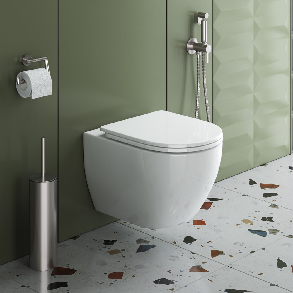 Унитаз подвесной безободковый CEZARES STYLUS-TOR CZR-6601-TH-TOR