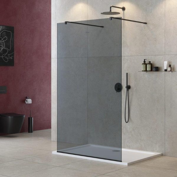 CEZARES - Душевая перегородка  LIBERTA-L-2-110-120-GR-NERO