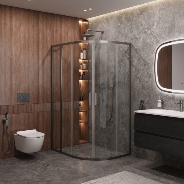 CEZARES - Душевой уголок  MOLVENO-RH-2-110/90-C-GM-IV