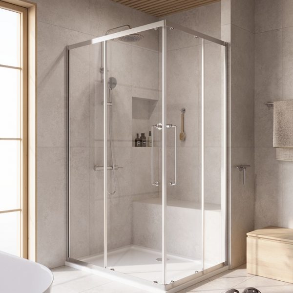 CEZARES - Душевой уголок  RELAX-304-AH-2-120/90-C-CR