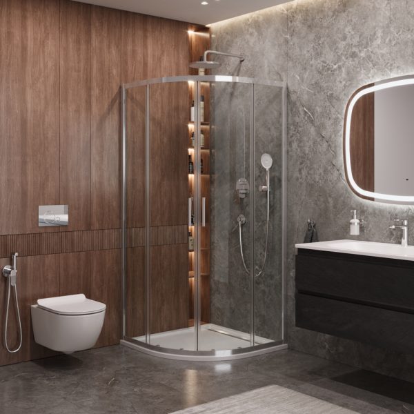 CEZARES - Душевой уголок  MOLVENO-R-2-90-C-Cr-IV