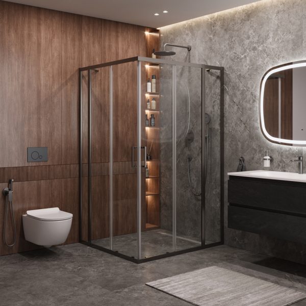 CEZARES - Душевой уголок  MOLVENO-AH-22-120/110-C-GM-IV