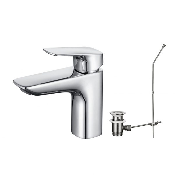 Акватек - Смеситель для раковины 97 с донным клапаном AQUATEK AQ1011CR Вега