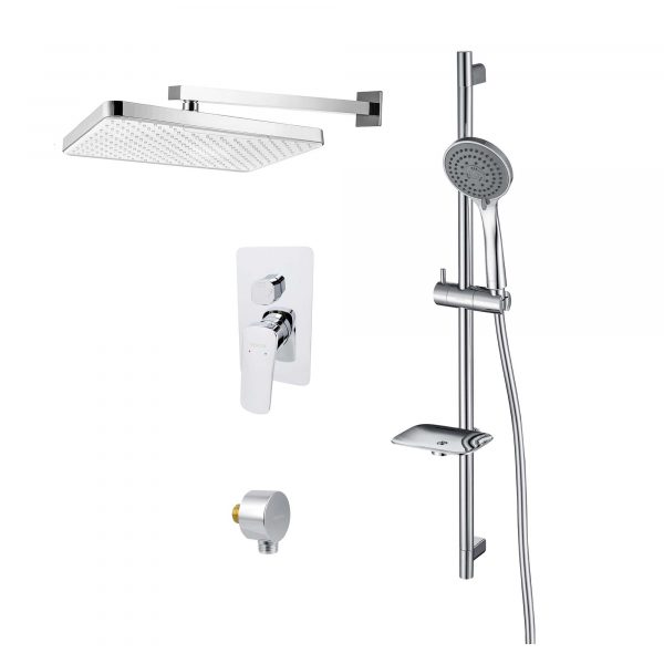 Акватек - Комплект для душа Aquatek Вега AQ1074CR 4 в 1 AQ1046CR+AQ2081CR+AQ2454CR+AQ2011CR