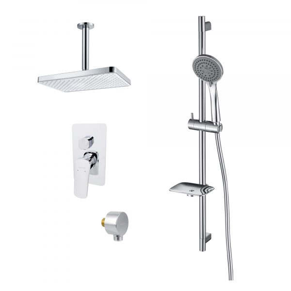 Акватек - Комплект для душа Aquatek Вега AQ1075CR  4 в 1 AQ1046CR+AQ2071CR+AQ2454CR+AQ2011CR