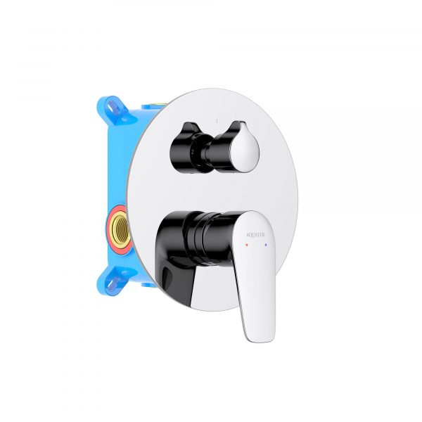 Акватек - Смеситель для ванны 2 режима, (внешняя и скрытая часть) AQUATEK AQ1146CR Бетта