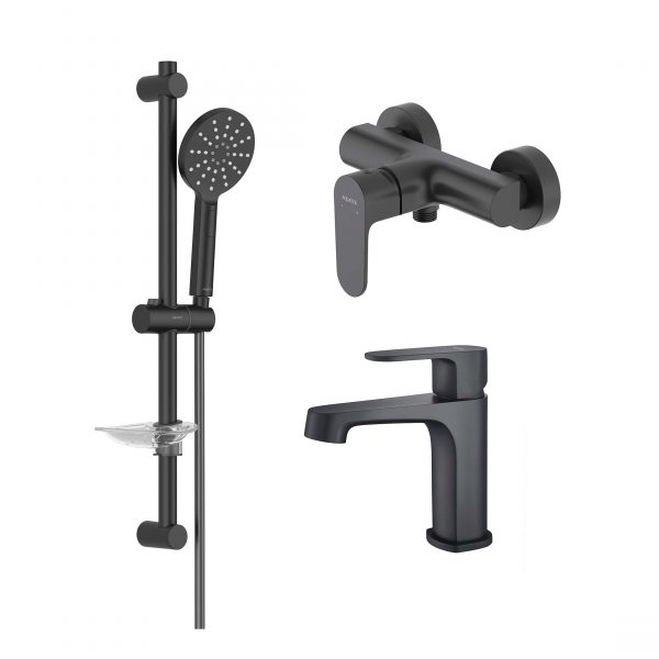 Акватек - Комплект для ванны Aquatek Оберон AQ1231MB 3 в 1 AQ1210MB+AQ1260MB+AQ2014MB