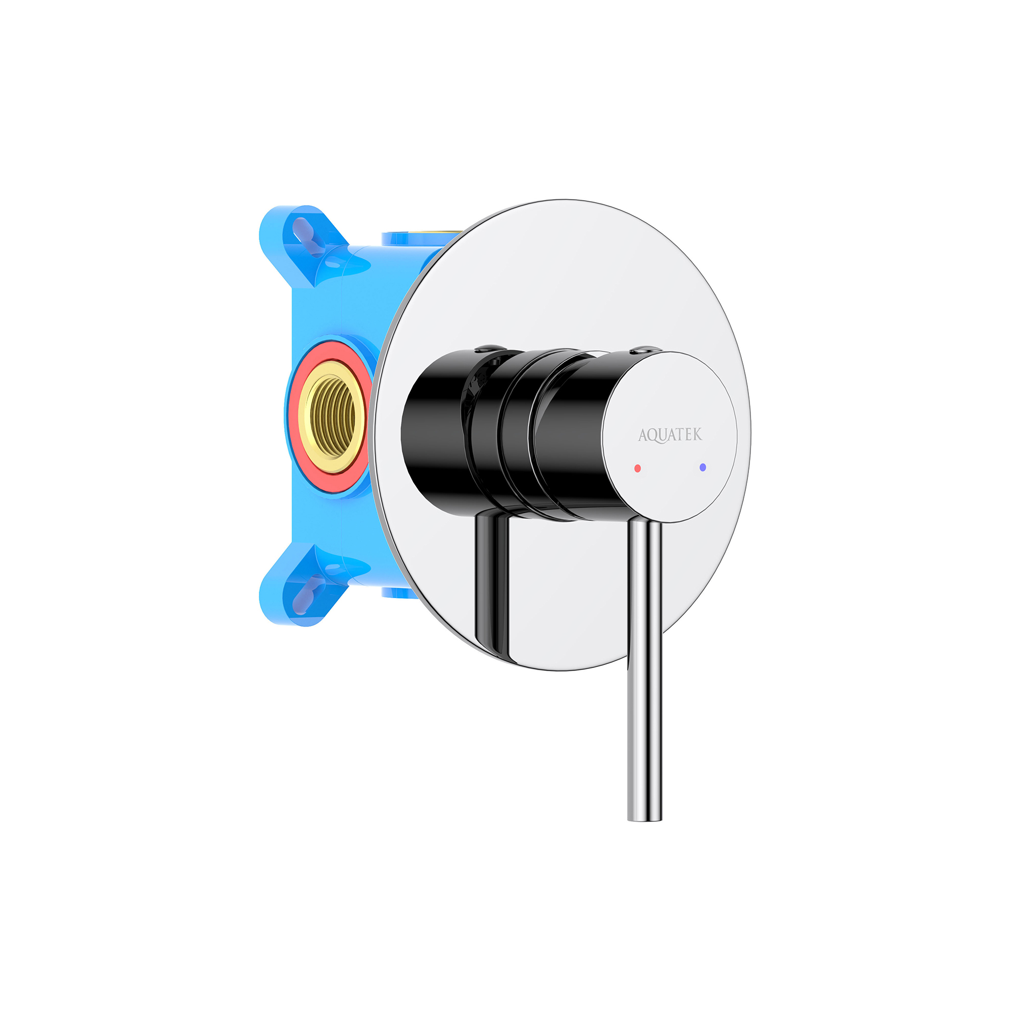 Смеситель для душа (внешняя и скрытая часть) AQUATEK AQ1366CR Европа