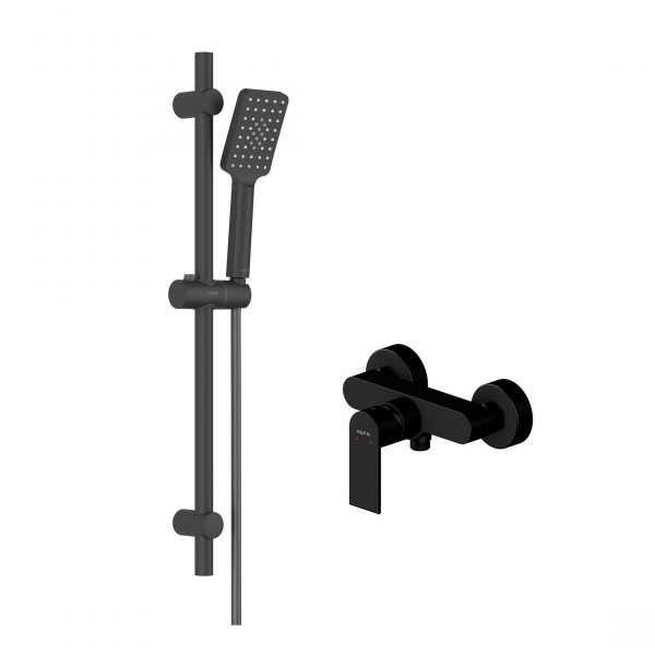 Акватек - Комплект для душа Aquatek Лира AQ1432MB 2 в 1 AQ1460MB+AQ2018MB