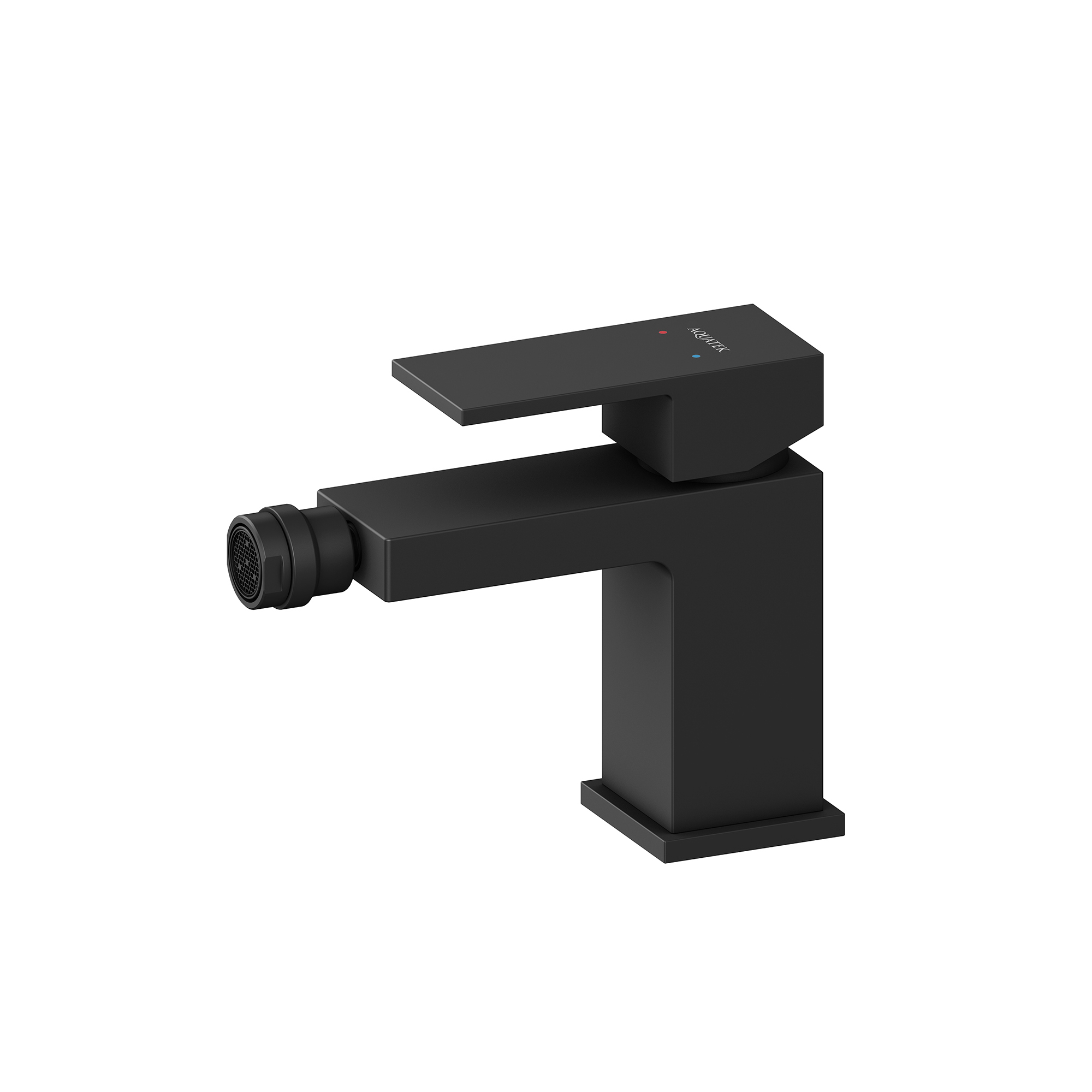 Смеситель для биде AQUATEK, матовый черный AQ1618MB Либра