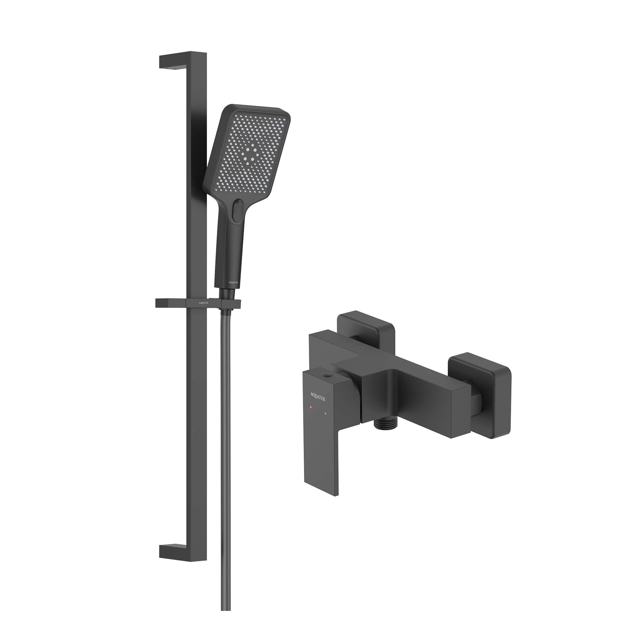 Комплект для душа Aquatek Либра AQ1632MB 2 в 1 AQ1660MB+AQ2019MB