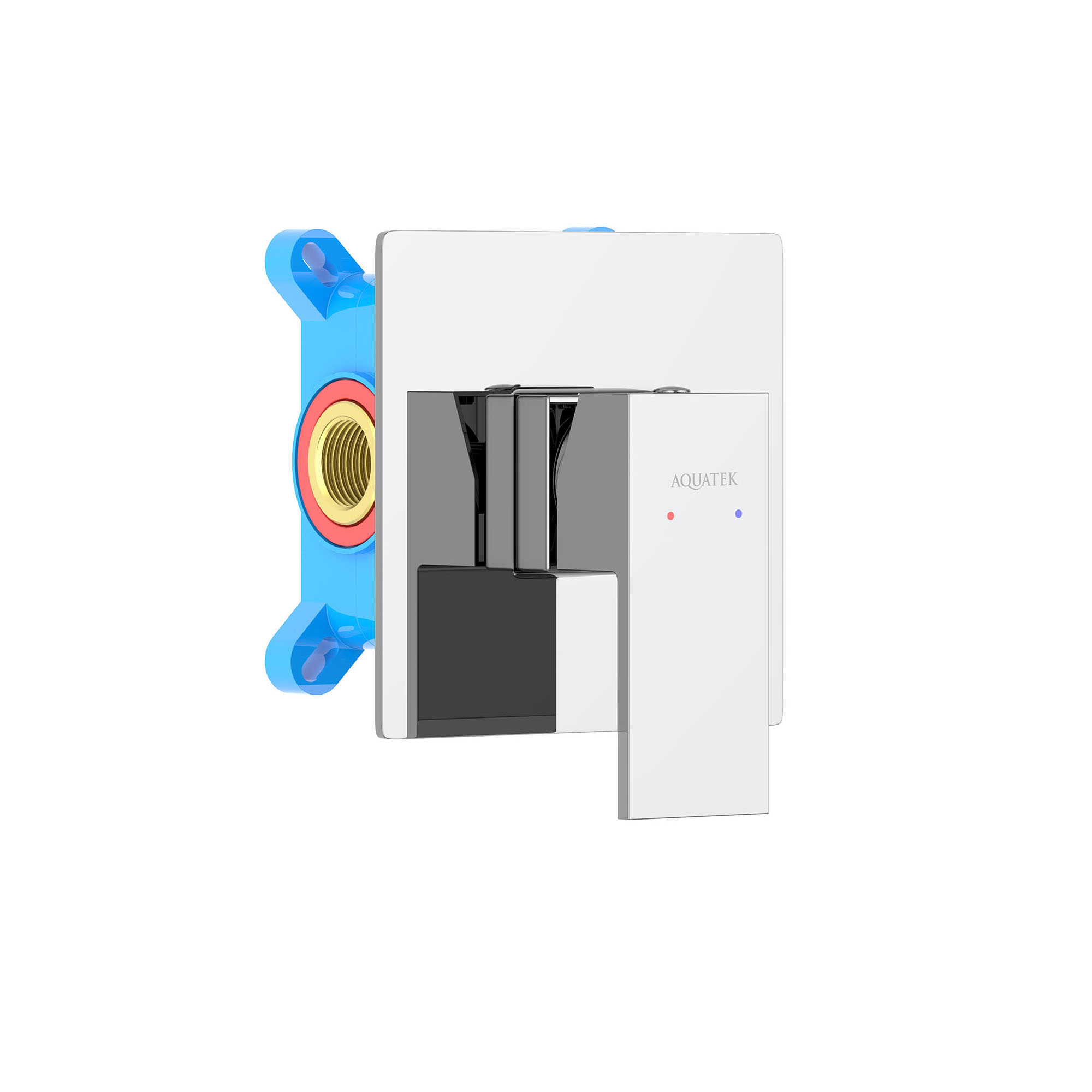 Смеситель для душа (внешняя и скрытая часть) AQUATEK AQ1666CR Либра