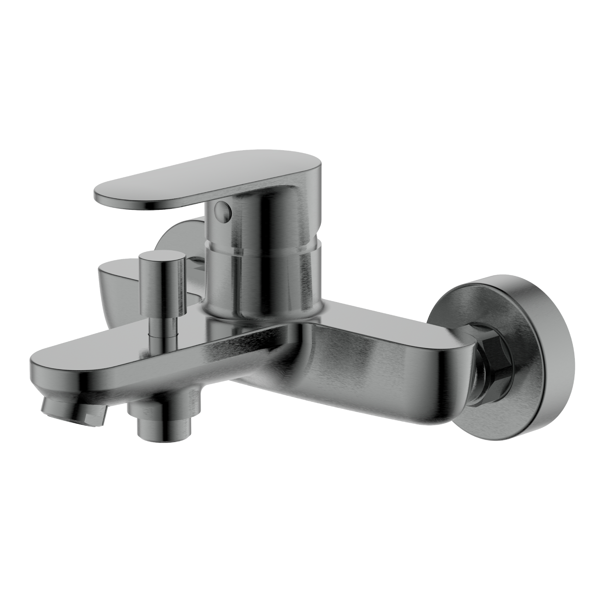 Смеситель для ванны AQUATEK AQ1840BGM Ника, оружейная сталь