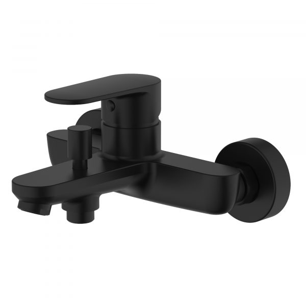 Акватек - Смеситель для ванны AQUATEK AQ1840MB Ника, черный матовый