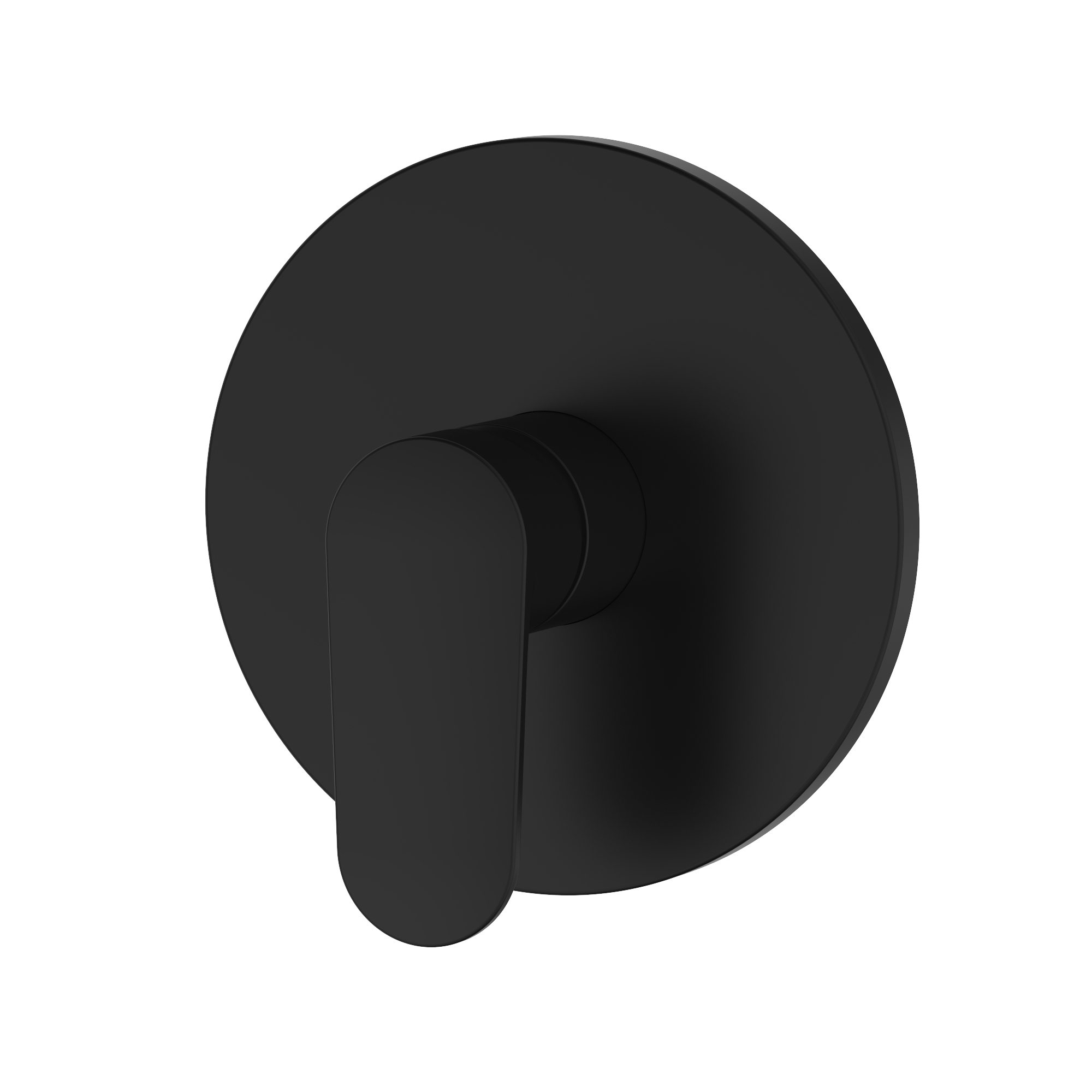 Смеситель для душа (внешняя и скрытая часть) AQUATEK AQ1866MB Ника, черный матовый