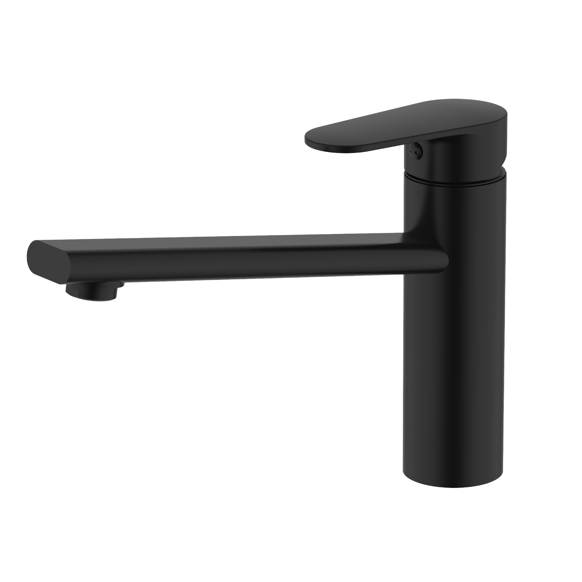 Смеситель для кухни Ника AQ1880MB, черный матовый