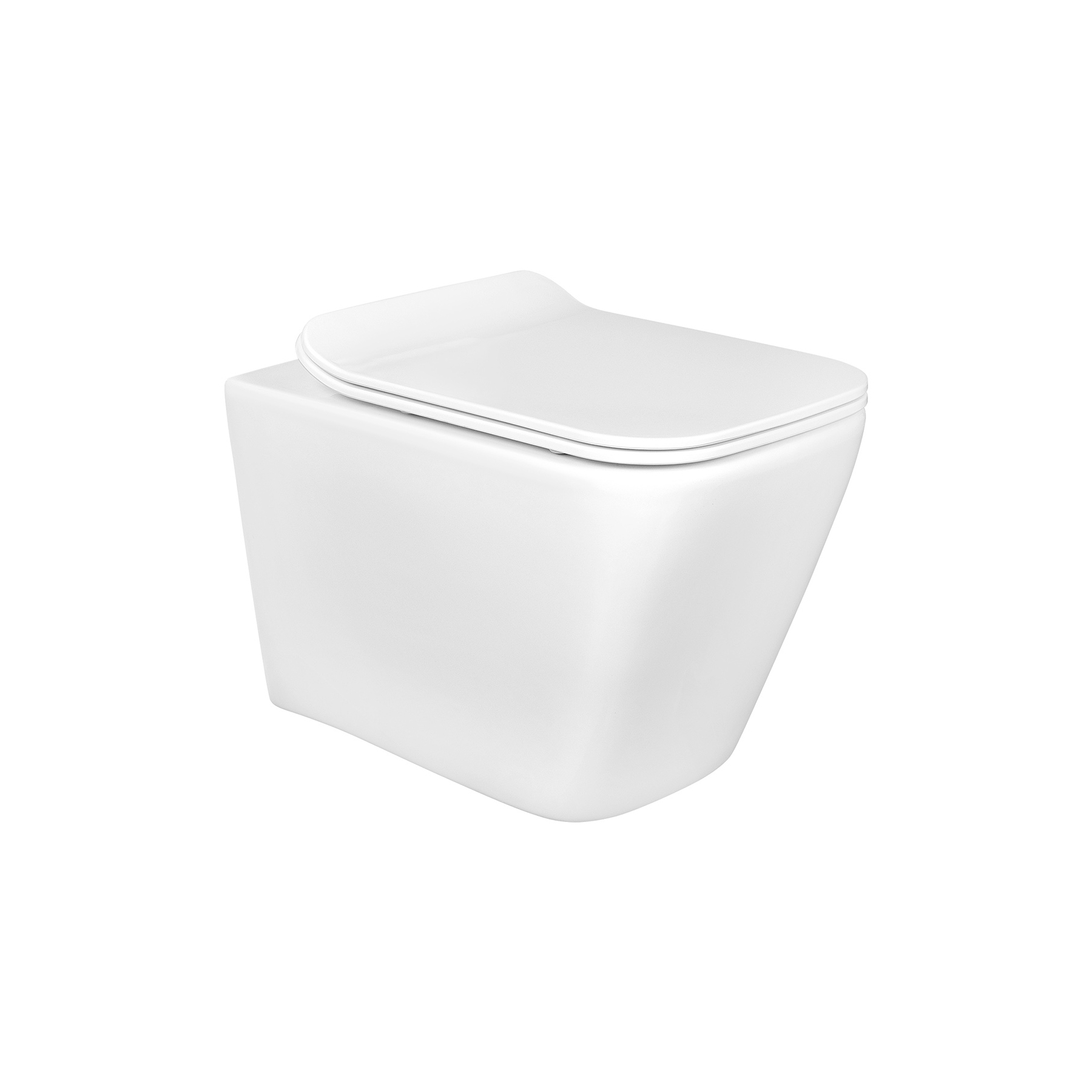 Унитаз подвесной безободковый Aquatek ДЕЛЬТА AQ1911-00 480*350*320 с сиденьем Soft Close