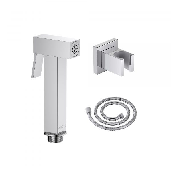 Акватек - Гигиенический ручной душ со шлангом 120 см и держателем AQUATEK AQ2053CR