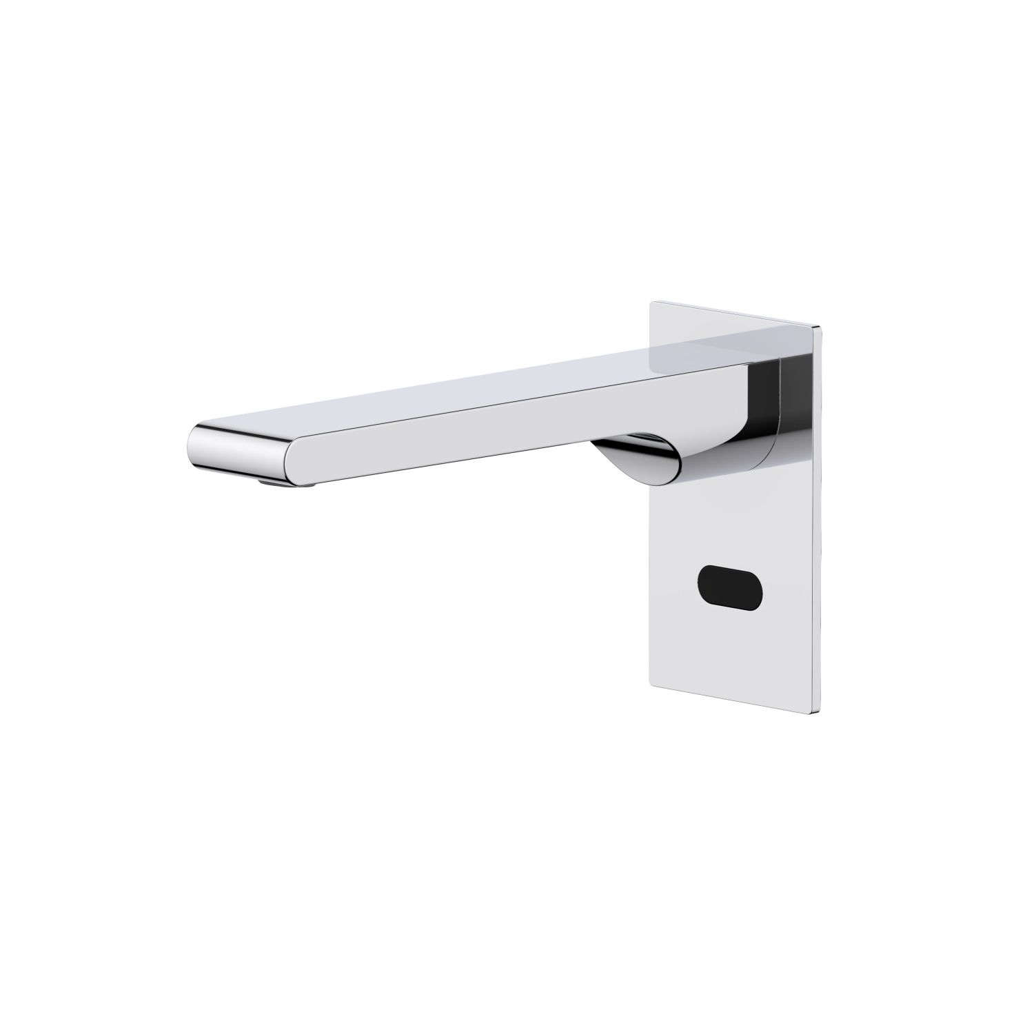 Смеситель для раковины Aquatek Лира AQ5413CR настенный, электронный, с предустановленной температурой, работа от сети 220В или батарей 4×1. 5V AA