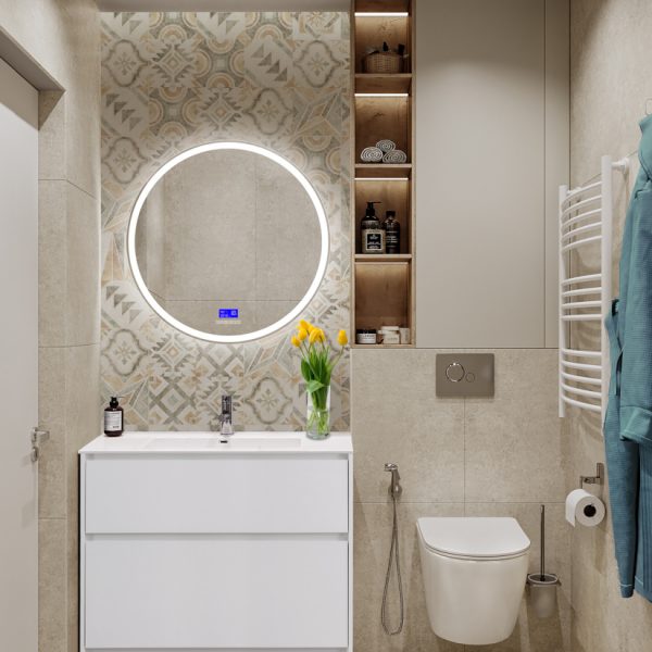 BelBagno - Тумба с керамической раковиной напольная  KRAFT 100 Bianco Opaco, раковина BB1000ETL белая