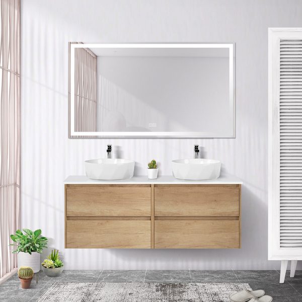 BelBagno - Тумба со столешницей EK-120-2-BL подвесная  KRAFT 120 Rovere Nebrasca Nature