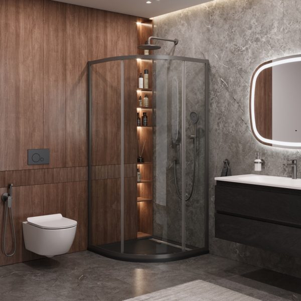 CEZARES - Душевой уголок  MOLVENO-R-1-90-C-GM-IV